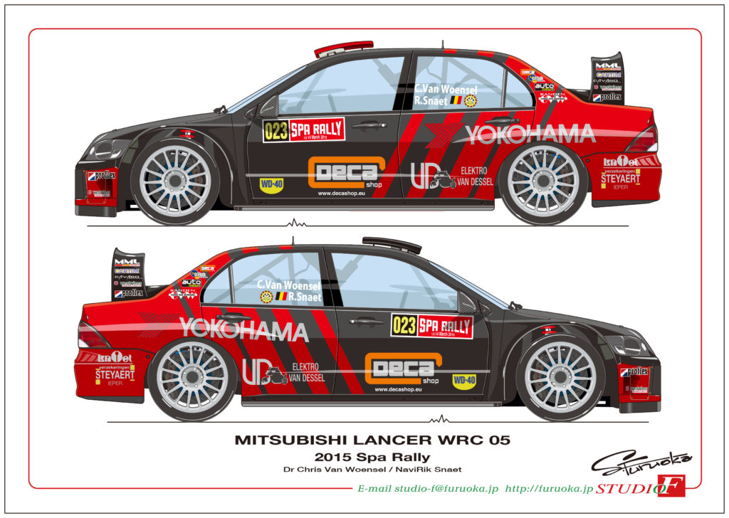 RALLI☆ページ MITSUBISHI LANCER WARC 05 | STUDIO F